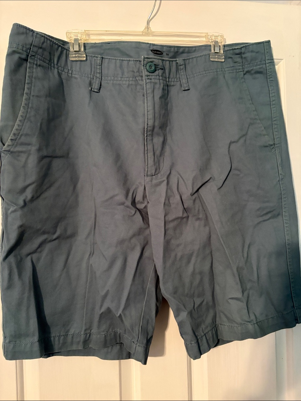 Old Navy Green Flat Front Men's Shorts
